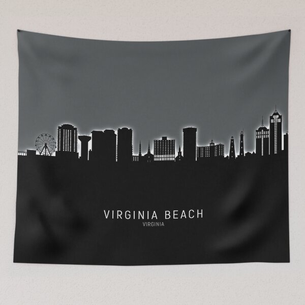 Item preview, Virginia Beach Virginia Skyline designed and sold by ArtPrints.
