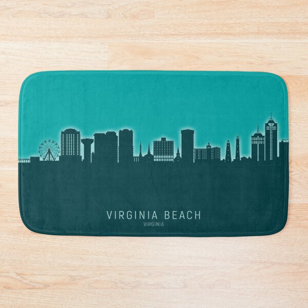 Artikelvorschau, Virginia Beach Virginia Skyline entworfen und verkauft von ArtPrints.