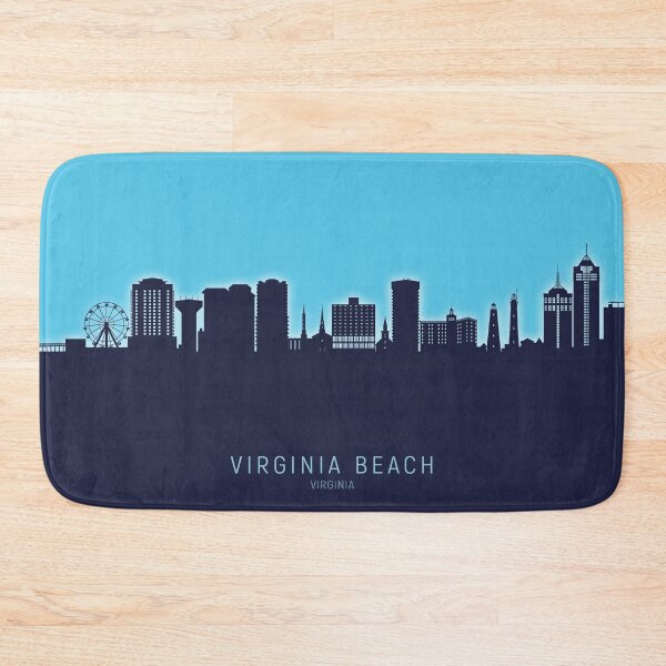 Artikelvorschau, Virginia Beach Virginia Skyline entworfen und verkauft von ArtPrints.