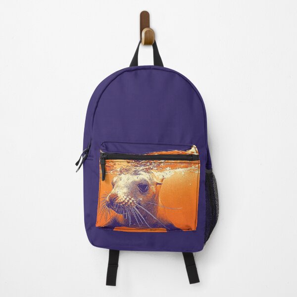 Item preview, Cute retro seal in the sea - cool animals designed and sold by amazimals.
