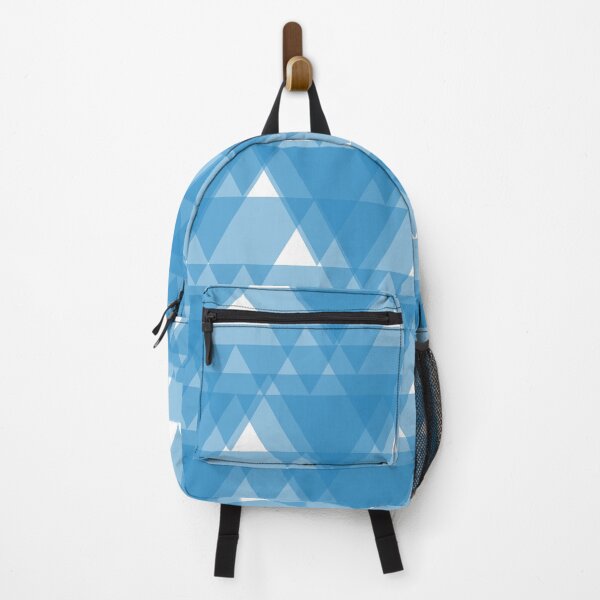 Item preview, Blue, abstract, trendy, modern pattern of overlapped triangles designed and sold by theendup.