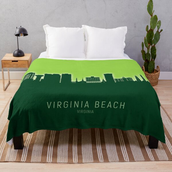 Aperçu de l'œuvre Virginia Beach Virginia Skyline créée et vendue par ArtPrints.