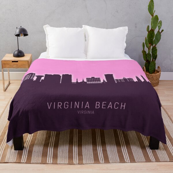 Aperçu de l'œuvre Virginia Beach Virginia Skyline créée et vendue par ArtPrints.