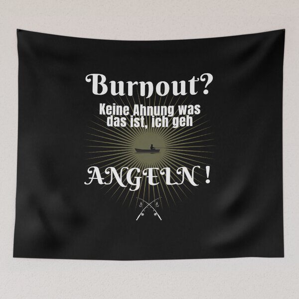 Item preview, Burnout? I go fishing. ;-) designed and sold by Momentfaenger.