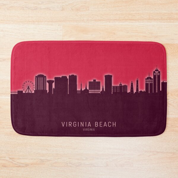 Artikelvorschau, Virginia Beach Virginia Skyline entworfen und verkauft von ArtPrints.