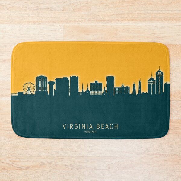 Artikelvorschau, Virginia Beach Virginia Skyline entworfen und verkauft von ArtPrints.