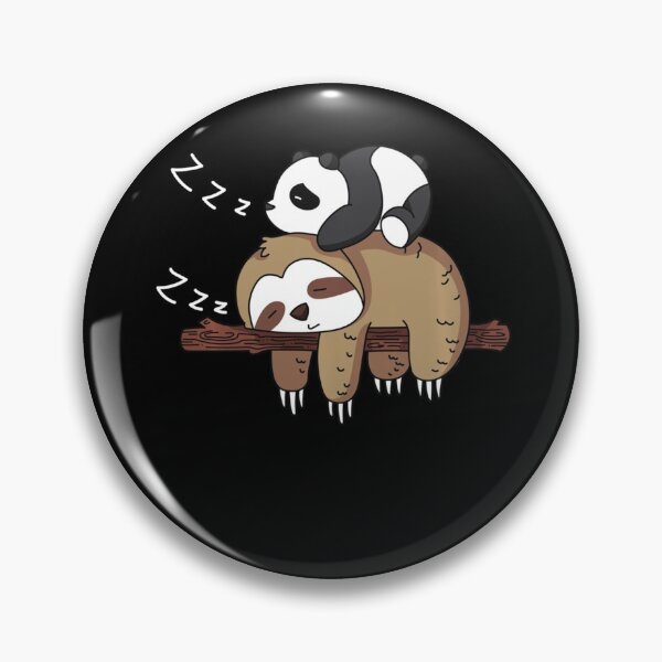 Item preview, Cute Panda Sleeping on Sloth Sloth And Panda Lover  designed and sold by Singleton411.