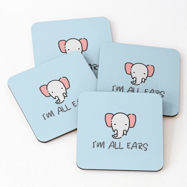 Item preview, I'M ALL EARS ELEPHANT designed and sold by ashburylee.
