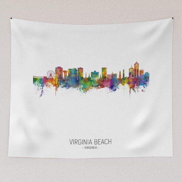 Item preview, Virginia Beach Virginia Skyline designed and sold by ArtPrints.
