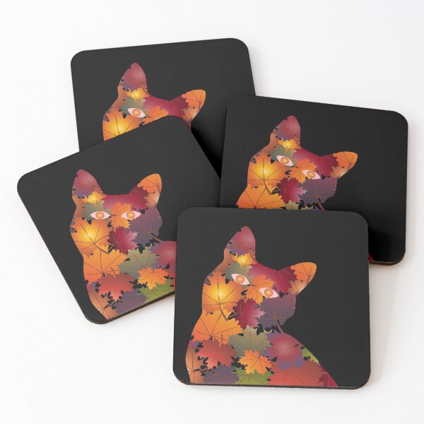 Item preview, CAT AND AUTUMN LEAVES 2 designed and sold by Cr1sV.