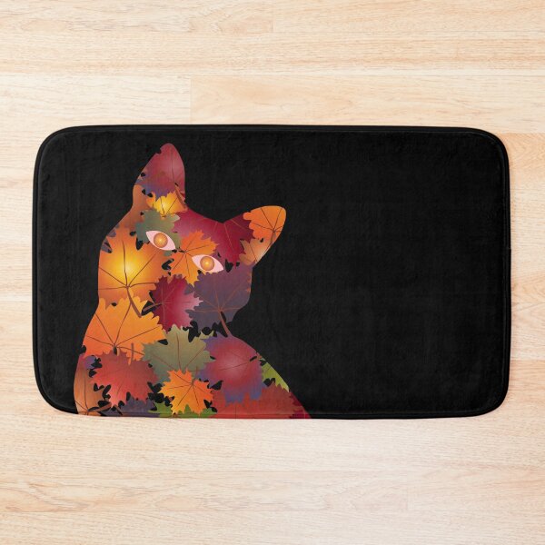 Item preview, CAT AND AUTUMN LEAVES 2 designed and sold by Cr1sV.