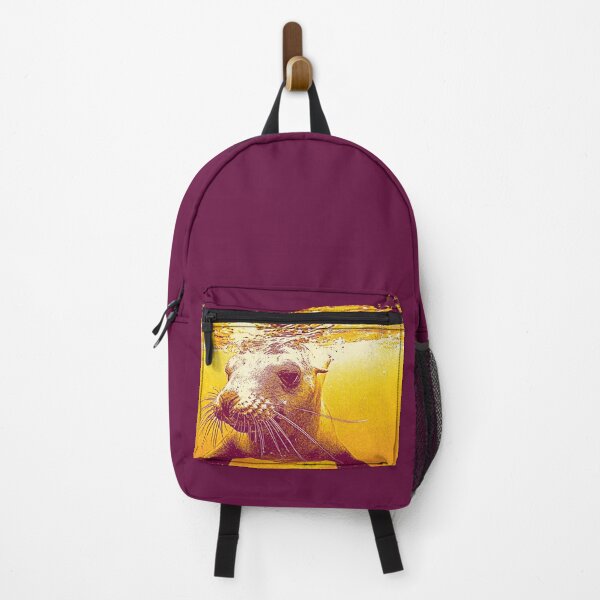Item preview, Cute retro seal in the sea - cool animals designed and sold by amazimals.
