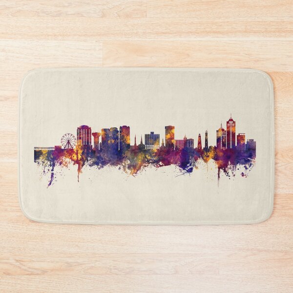 Artikelvorschau, Virginia Beach Virginia Skyline entworfen und verkauft von ArtPrints.