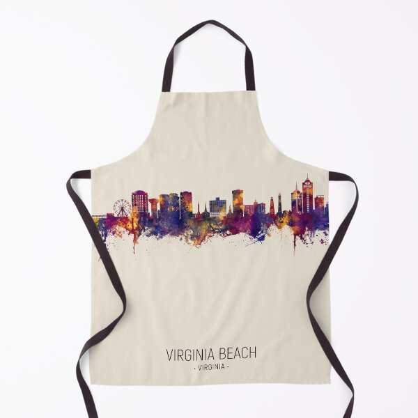 Artikelvorschau, Virginia Beach Virginia Skyline entworfen und verkauft von ArtPrints.