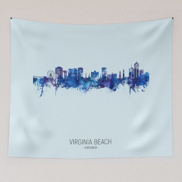 Item preview, Virginia Beach Virginia Skyline designed and sold by ArtPrints.