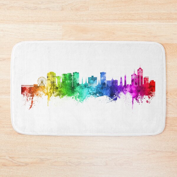 Artikelvorschau, Virginia Beach Virginia Skyline entworfen und verkauft von ArtPrints.