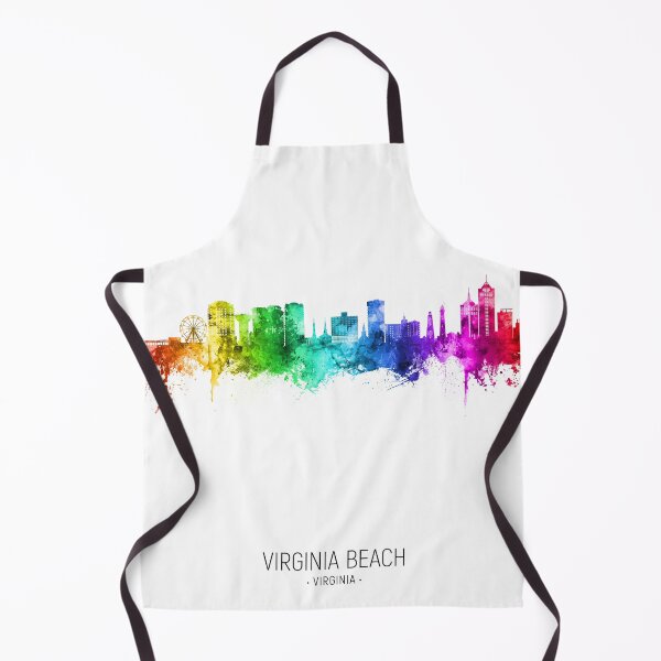 Artikelvorschau, Virginia Beach Virginia Skyline entworfen und verkauft von ArtPrints.