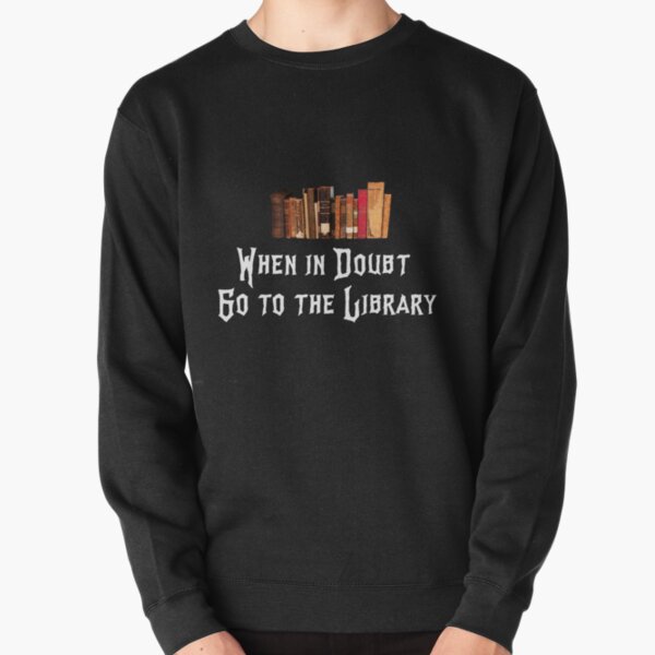 Gehen Sie im Zweifelsfall in die Bibliothek Pullover