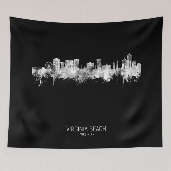 Artikelvorschau, Virginia Beach Virginia Skyline entworfen und verkauft von ArtPrints.