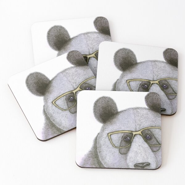 Item preview, AJSI - smart panda with glasses designed and sold by RHFstudio.
