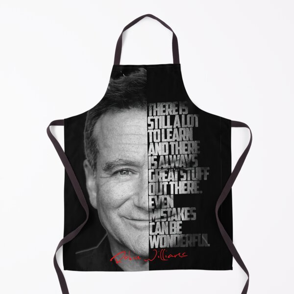 Item preview, Black and white Robin Williams quote. designed and sold by Enea Kelo.