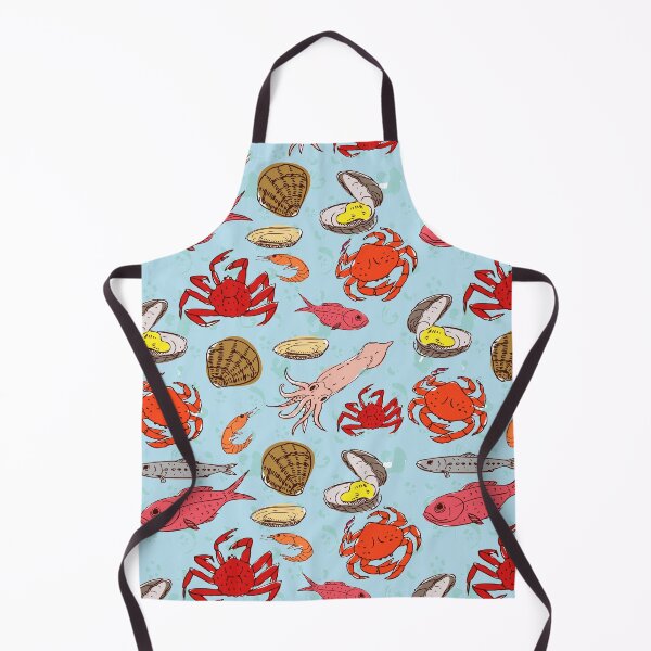 Item preview, Seafood Selection Pattern designed and sold by Sugar-Magnolia.