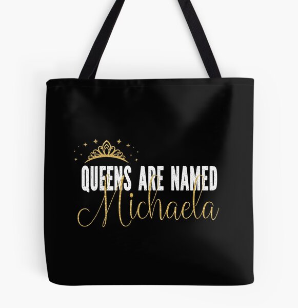 Queens Are Named Melina Personalized First Name Girl design Tote Bag