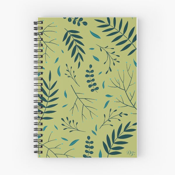 Item preview, Abstract Leaves Plants Pattern in Forest Greens designed and sold by Design Therapy.
