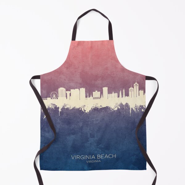 Artikelvorschau, Virginia Beach Virginia Skyline entworfen und verkauft von ArtPrints.