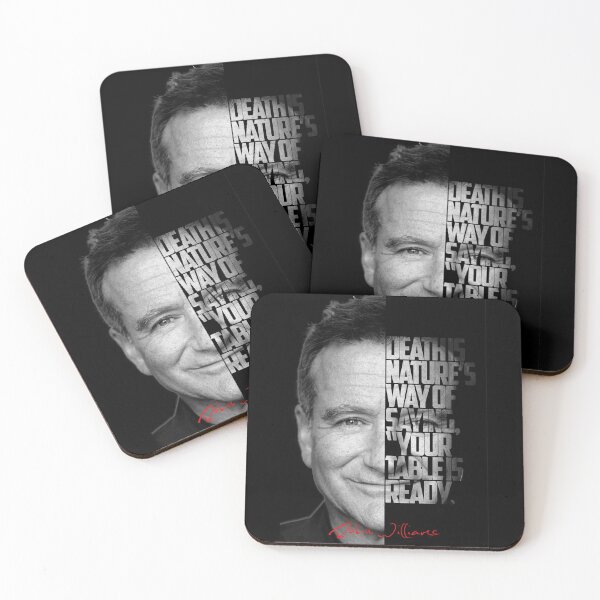 Item preview, Black and white Robin Williams quote. designed and sold by Enea Kelo.
