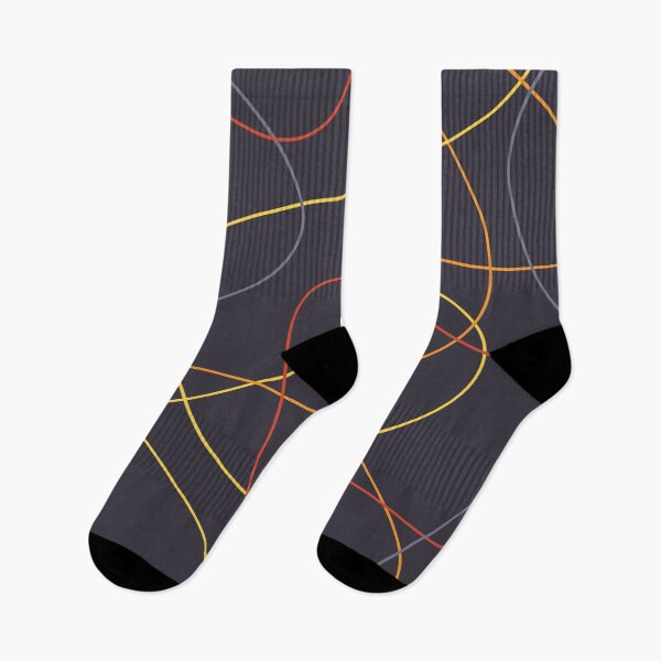 Item preview, Colorful, modern, simple trendy, curvy lines in messy look designed and sold by theendup.
