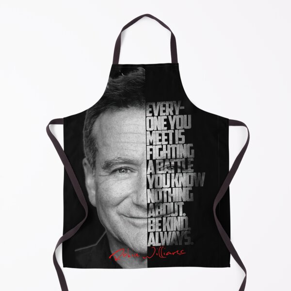 Item preview, Black and white Robin Williams quote. designed and sold by Enea Kelo.