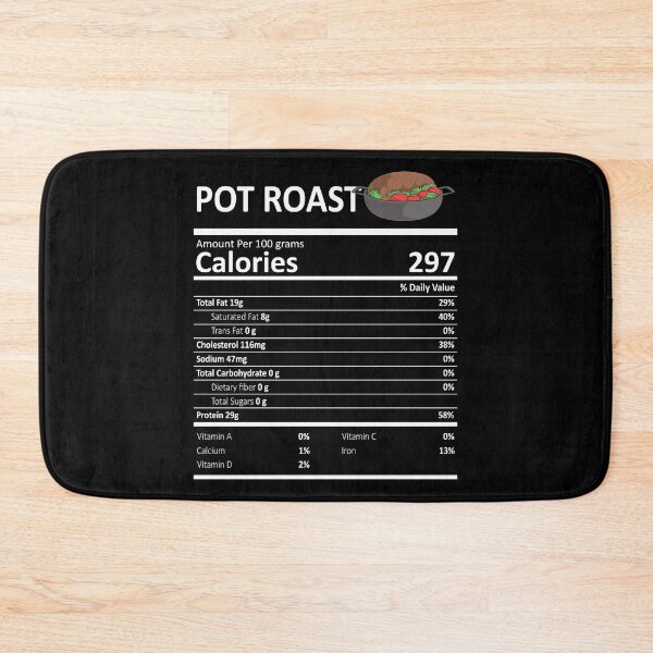 Item preview, Pot Roast Nutritional Value Funny Festive Holiday designed and sold by fatamyfan1.