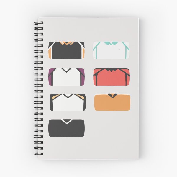 Item preview, Cute Karasuno Seijoh Nekoma Jersey Shirt - Bullet Journal Pack designed and sold by Skinpedia.