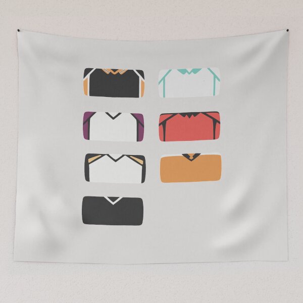 Item preview, Cute Karasuno Seijoh Nekoma Jersey Shirt - Bullet Journal Pack designed and sold by Skinpedia.