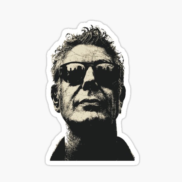 Anthony Bourdain - Face Sticker