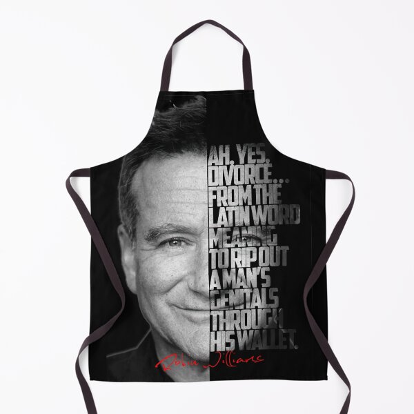 Item preview, Black and white Robin Williams quote. designed and sold by Enea Kelo.