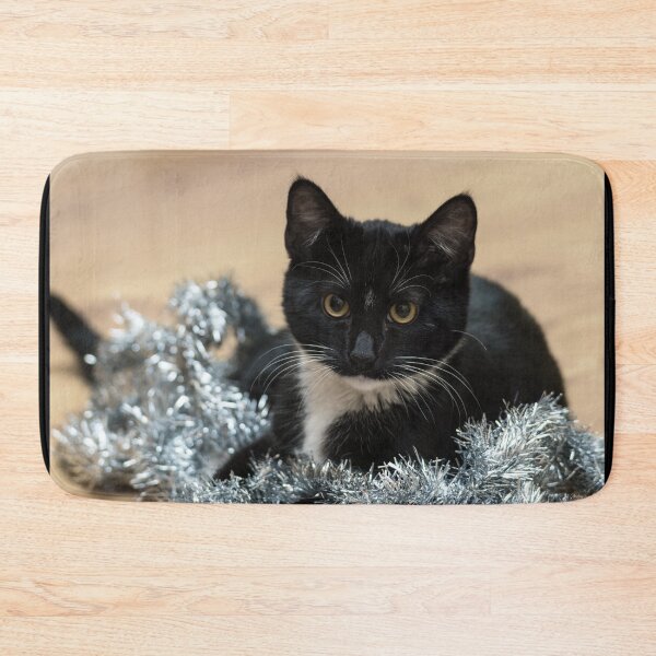 Item preview, Tinsel Tuxedo Kitty designed and sold by mljdwhite.