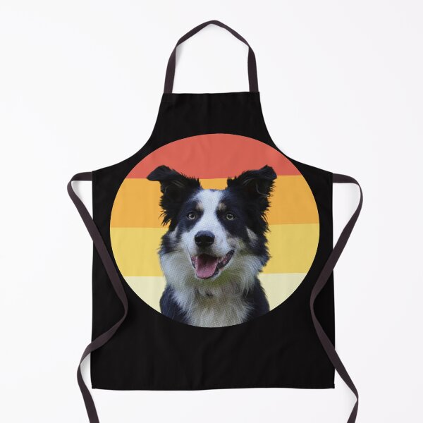 Item preview, funny border collie dog vintage retro face designed and sold by alaechamlal.