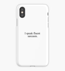 Sarcasm iPhone Case/Skin
