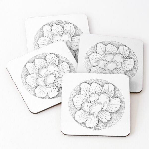 Item preview, Peony designed and sold by BlackCrowArt.