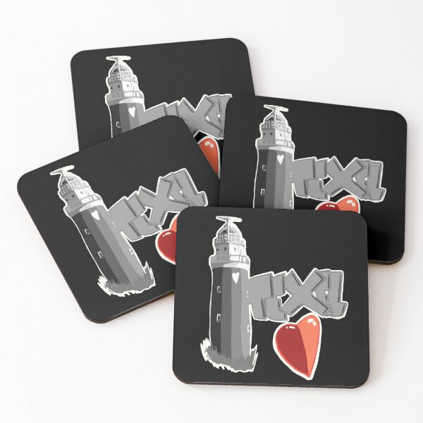 Item preview, Texel love The lighthouse Eierland gift for Texel fans black white designed and sold by emm-j.