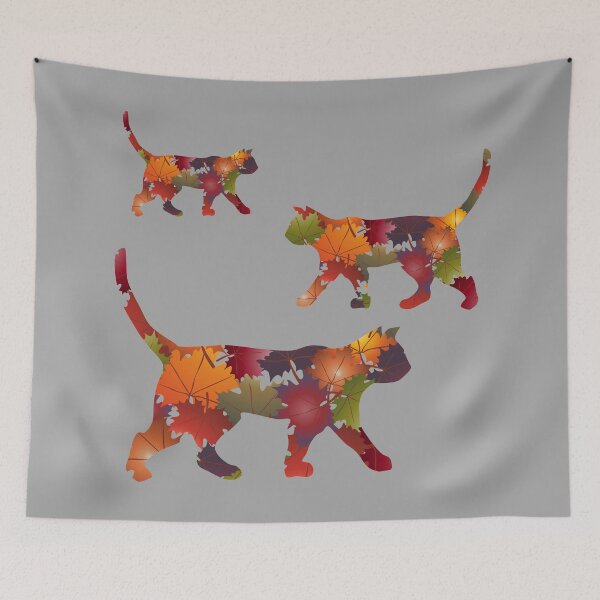 Item preview, 04  CAT AND AUTUMN LEAVES designed and sold by Cr1sV.