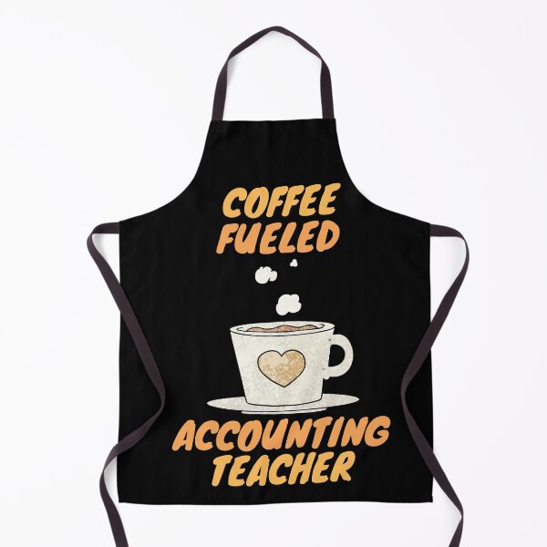 Item preview, coffee fueled accounting teacher designed and sold by SnowballStep.