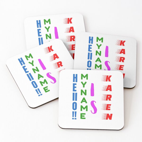 Item preview, hello my name is karen designed and sold by poonaja002.