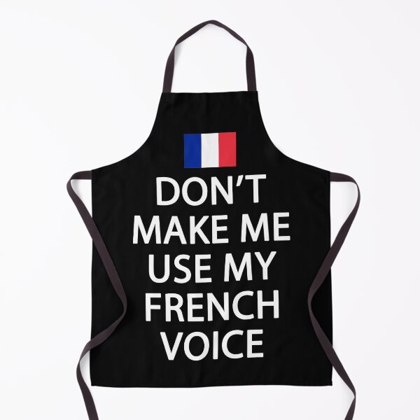 Item preview, Funny French Flag - France Ancestry - Don't Make Me Use My French Voice designed and sold by TurnerDesigns.