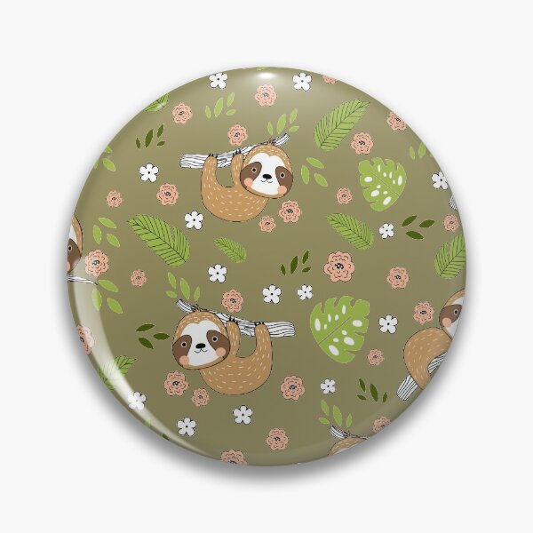 Item preview, Cute Sloth Pattern designed and sold by Ribsa.