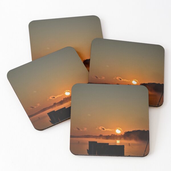 Item preview, Foggy Sunrise on the River designed and sold by Graykat.