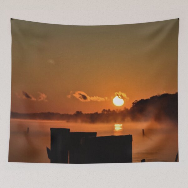 Item preview, Foggy Sunrise on the River designed and sold by Graykat.