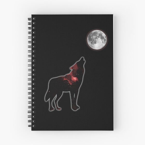 Item preview, Wolf and moon designed and sold by Mindful-Designs.